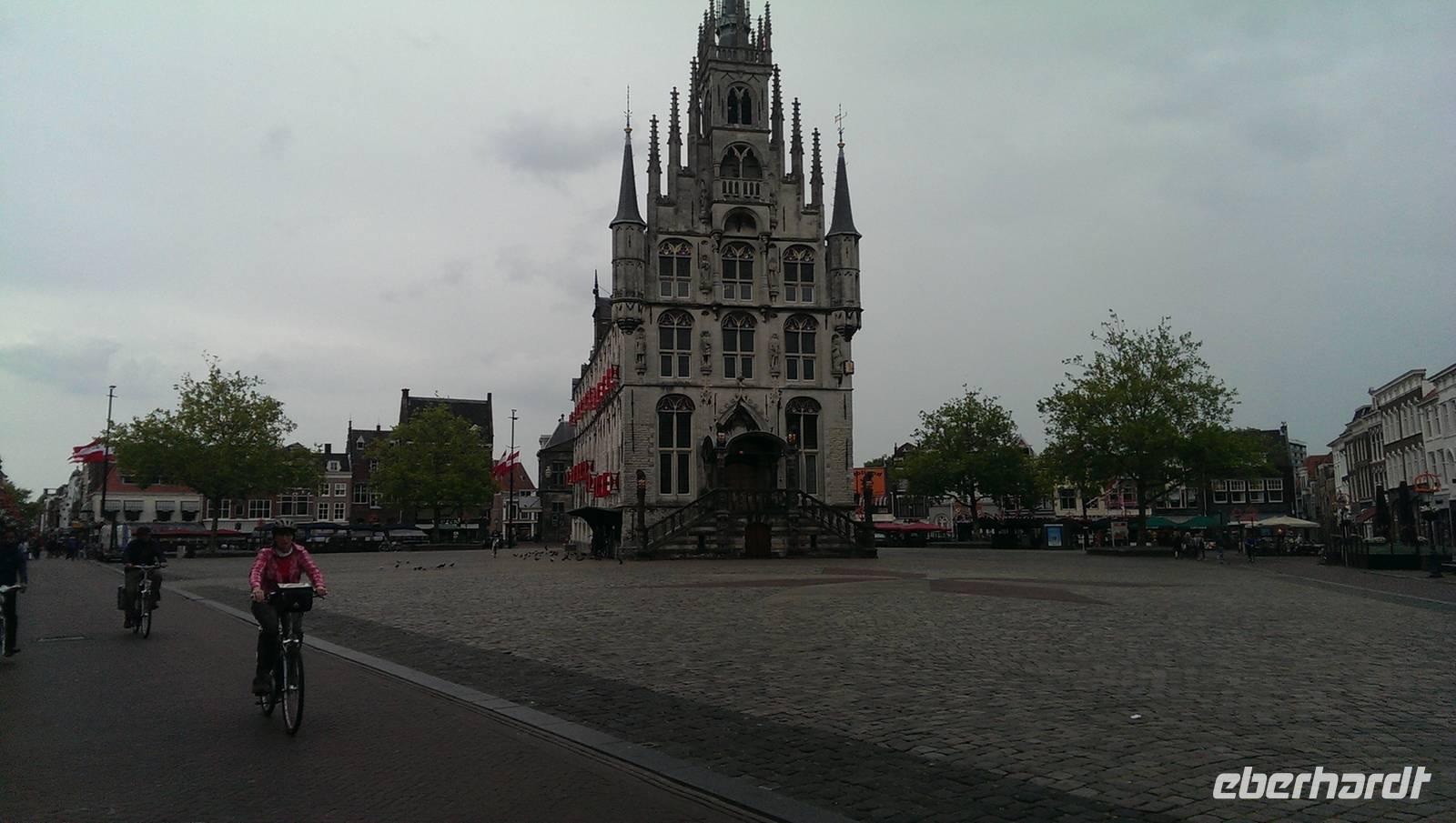 Von Leiden nach Gouda - Gouda Rathaus