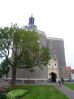 Kirche im Hafen von Enkuizen