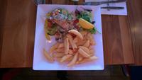 Leckeres Abendessen im Restaurant Florya in Amsterdam