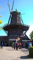 Pause an einer Windmühle