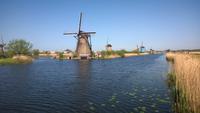 Radtour von Rotterdam bis Schoonhoven: Freilichtmuseum Kinderdijk