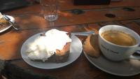 Radtour von Rotterdam bis Schoonhoven: im Bauern-Café bei Brandwijk