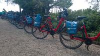 Radtour von Rotterdam bis Schoonhoven: im Bauern-Café bei Brandwijk