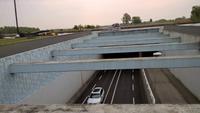 Schiffe über der Straße