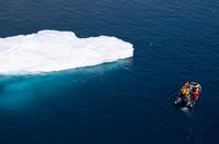 Eisberge und Eisschollen im Antarctic Sound