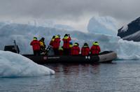 Eisberge und Eisschollen im Antarctic Sound