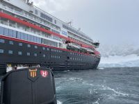 Bootstour in Skontorp Cove - argentinische Forschungsstation 