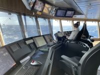 Zu Besuch auf der Brücke