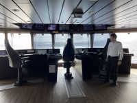 Zu Besuch auf der Brücke