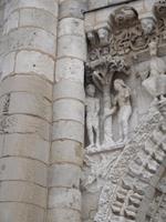 Adam und Eva, Westfassade Notre-Dame-la-Grande, Poitiers