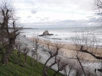 Strand in Santander, Halbinsel Magdalena
