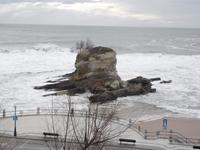 Strand in Santander, Halbinsel Magdalena