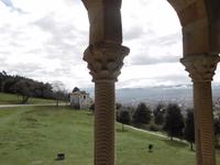 Detail der präromanischen Marienkirche, Monte Naranco bei Oviedo