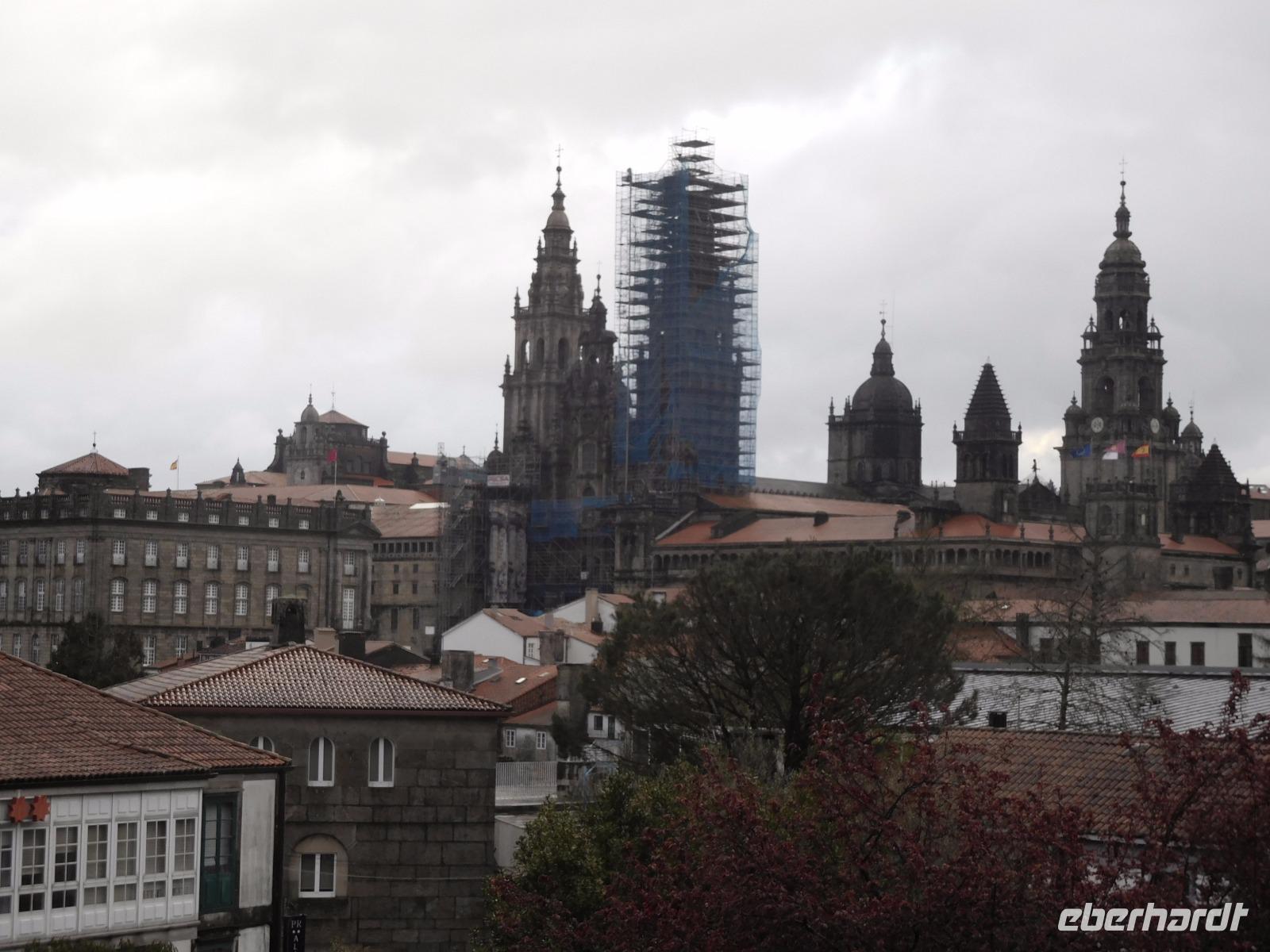 Blick auf Santiago de Compostela