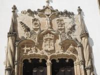 Coimbra, Manuelinisches Portal in der Universität