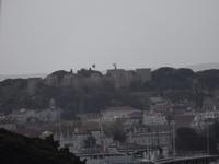 Blick zur Burg von Lissabon