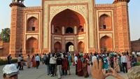 013 Taj Mahal, Eingangstor nahe