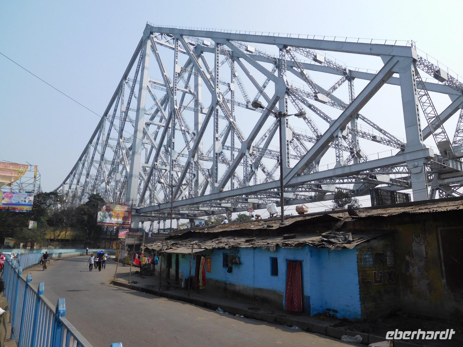 Howrah-Brücke, eines der Wahrzeichen von Kolkata