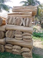 Schilfmatten für den Hausbau