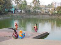 rituelle Waschuing am Chandaneswar-Tempel von Shankarpur