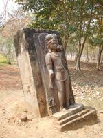 Heiligenfigur im buddhisischen Kloster von Udaigiri