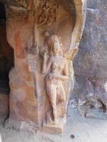 Figur eines Tempelwächters, Höhlenkloster Udayagiri