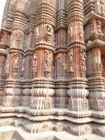Architekturschmuck an den Säulen des Rajarani-Tempels Bhubaneswar