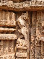 Dämonendarstellung am Sonnentempel von Konarak