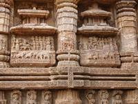 Figurenfriese am Sonnentempel von Konarak