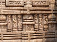 Figurenfriese am Sonnentempel von Konarak