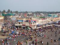 Am Jagannath-Tempel in Puri