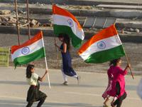 259. Amritsar - Wagah Border - Grenzschließungszeremonie