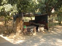 Erster Blick aus einem Hotelzimmer