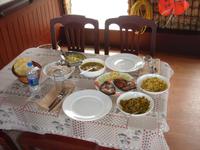 Mittag an Bord des Hausbootes