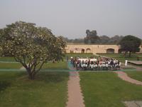 Am Rajghat in Delhi