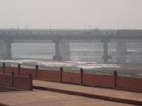 Wäscherei am Yamuna-Ufer in Agra