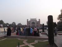 im Garten des Taj Mahal