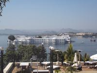 Blick zum Seepalast von Udaipur