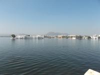 Blick zum Seepalast von Udaipur