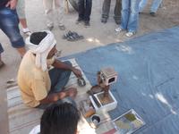 Beginn der Bishnoi-Zeremonie