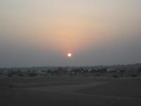 Sonnenuntergang in der Thar-Wüste