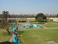 Die Gedenkstätte für Gandhi