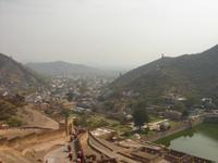 Blick vom Amber Fort in Jaipur