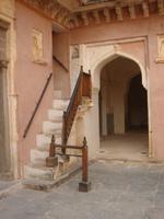 Detail im Amber Fort in Jaipur