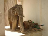 Detail in der Teppichweberei in Jaipur