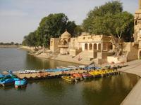 Der heilige See Garisar in Jaisalmer
