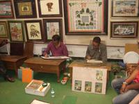 Malereiwerkstadt in Udaipur