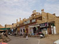 Unterhalb des bewohnten lebenden Fort in Jaisalmer