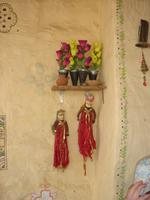 Detail in einem Café in Jaisalmer