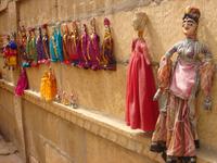 Handpuppenverkauf in Jaisalmer